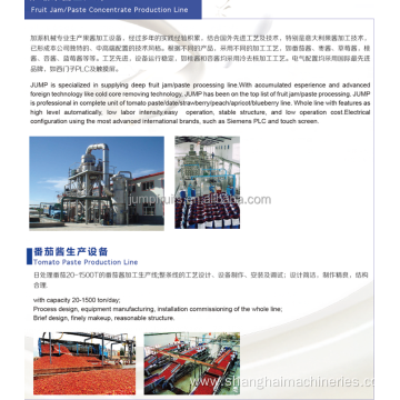 Fruit apple orange jam puree processing machine